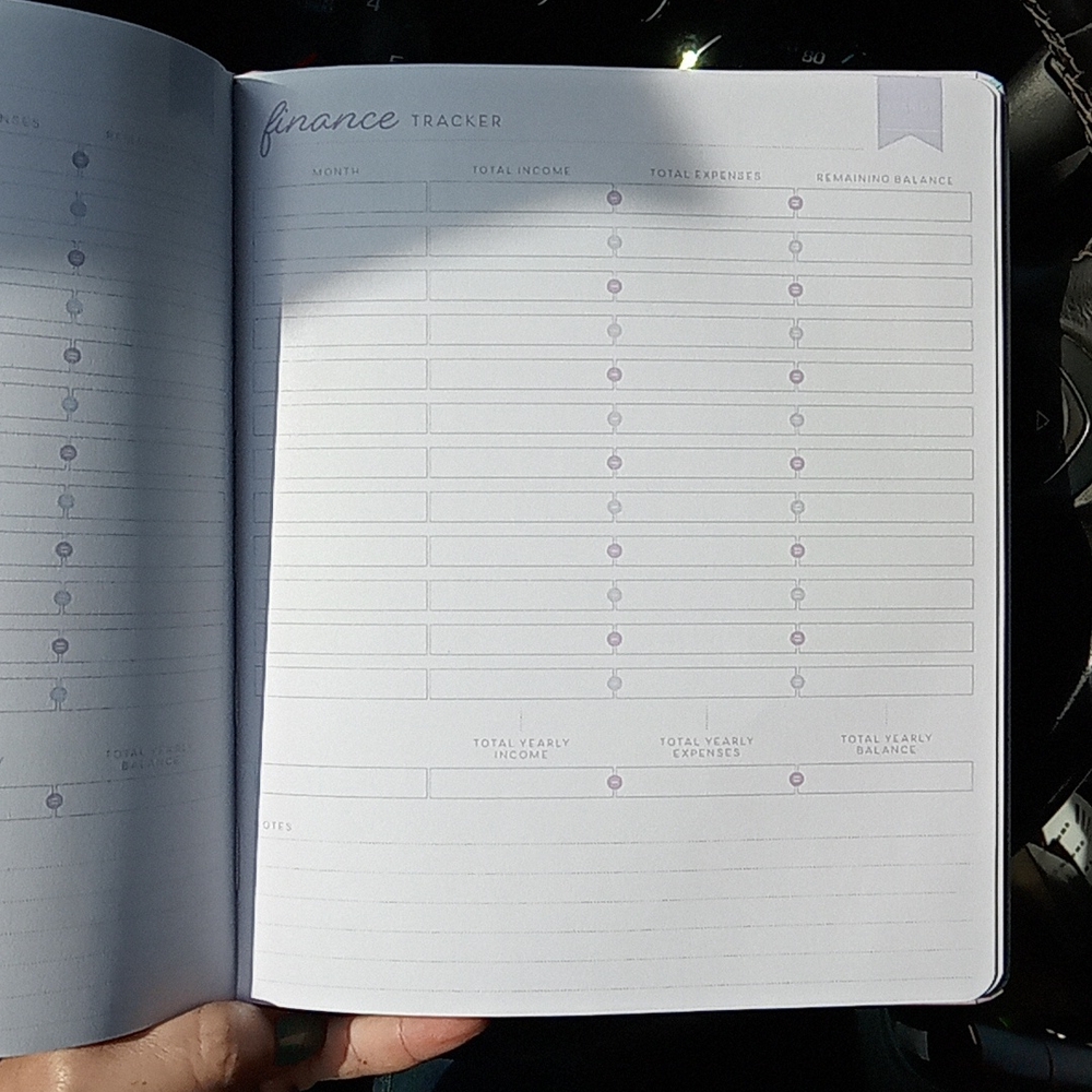 Budget/finance notebook hardcover - Picture 3 of 6